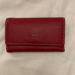 Lightly used Red leather wallet
